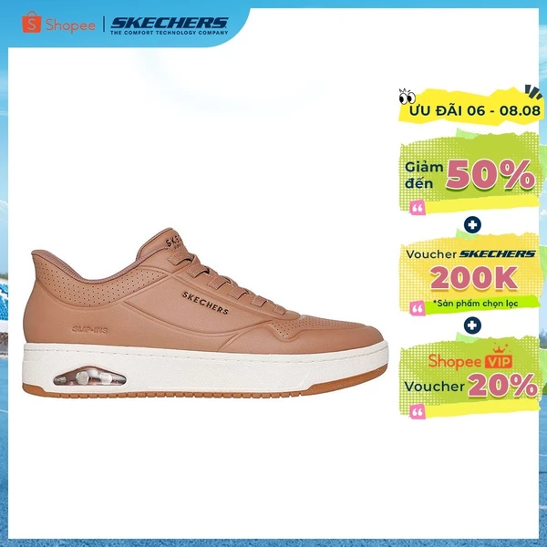 Giày Thể Thao Nam Skechers Slip-ins Street Uno CTL Laying Low - 183156-TAN Air-Cooled Memory Foam