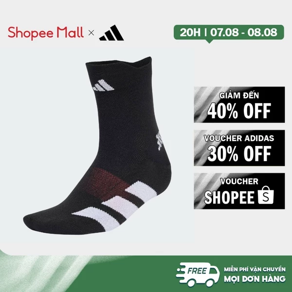 [Duy nhất 8.8 - VOUCHER 30%]adidas Running RUNNING ADIZERO QUARTER SOCK Unisex Black KR8958