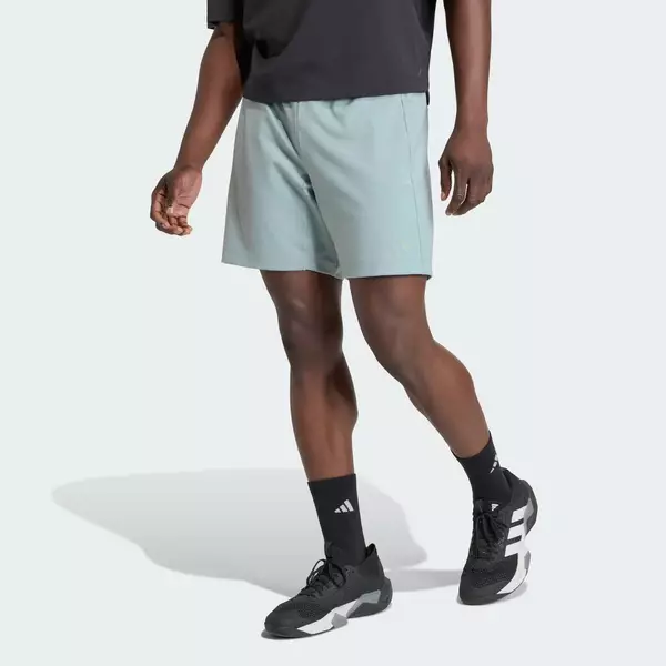 adidas Gym & Training Quần Short Puremotion Nam màu xanh lá KA7393