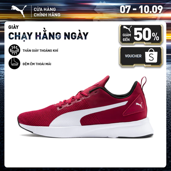 Giày Chạy Bộ PUMA Unisex FLYER RUNNER Rhubarb-White Màu Đỏ