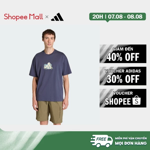 [Duy nhất 8.8 - VOUCHER 30%]adidas Hiking ÁO THUN TERREX CAMPER GRAPHIC 
Nam Màu xanh da trời KB9632