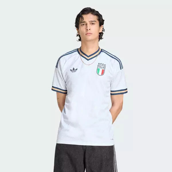 adidas Bóng đá Áo Đấu Sân Khách Đội Tuyển Ý 26 Nam Màu xanh da trời KC8704