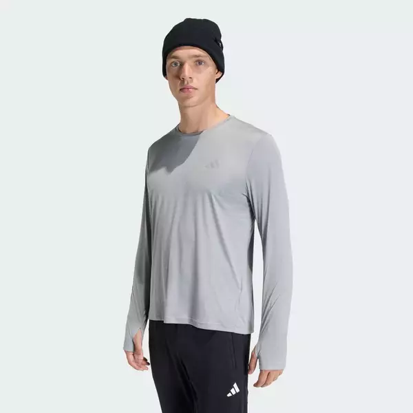 adidas Chạy Áo Dài Tay adi365 Running Essentials Nam Xám KE8420
