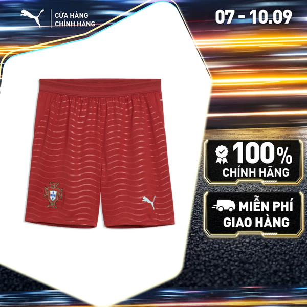 Quần Thể Thao Đá Bóng PUMA Nam FPF Shorts Replica Club Red-Green Lagoon Màu Đỏ