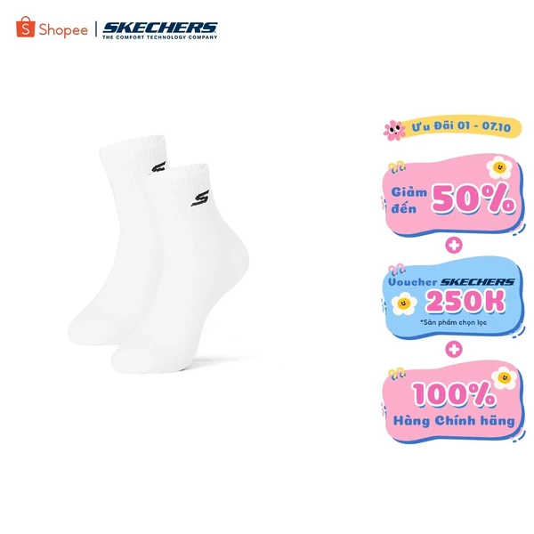 Vớ Thể Thao Nam Skechers Performance Socks Quarter Socks (2 Pairs) - P425M208-038Q
