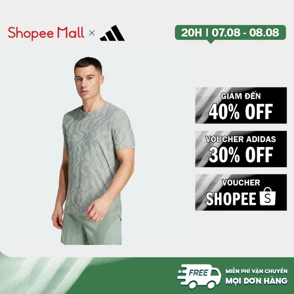 [Duy nhất 8.8 - VOUCHER 30%]adidas Running Ultimate Running Engineered CLIMACOOL+ Tee Men Green JD7808