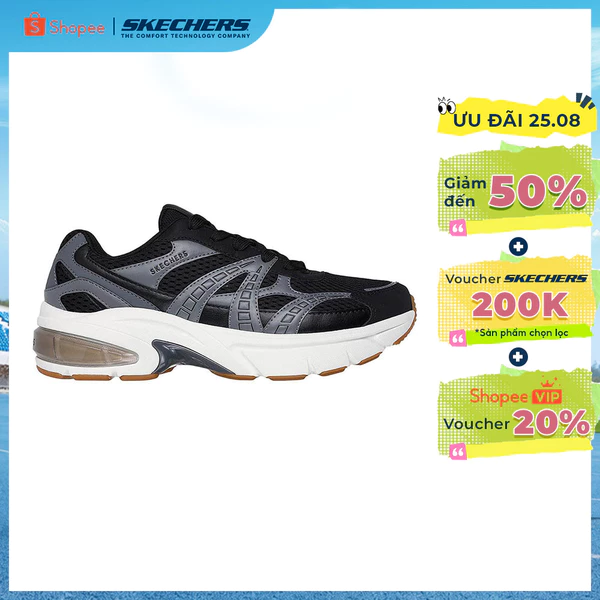 Giày Thể Thao Nam Skechers SKX Street Shadow Stellar OG-183215-BKGY Memory Foam Online Sale
