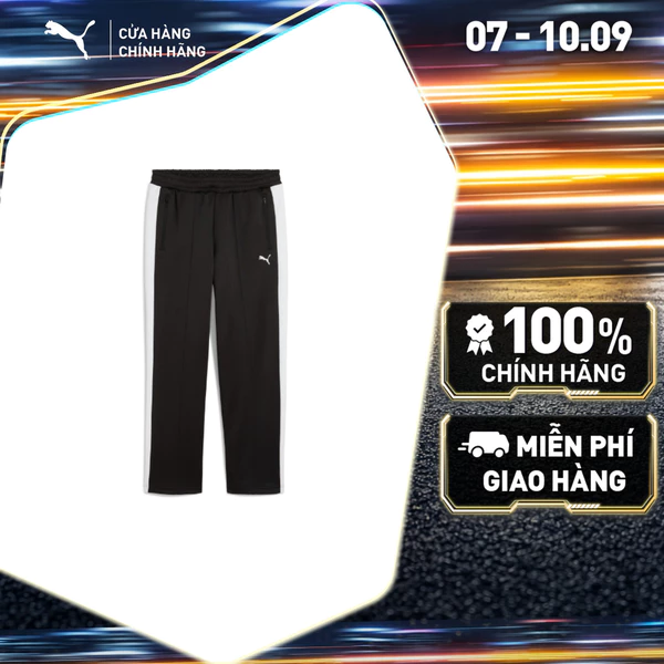 Quần Dài Thời Trang PUMA Nam T7 ALWAYS ON Track Pants Black Màu Đen