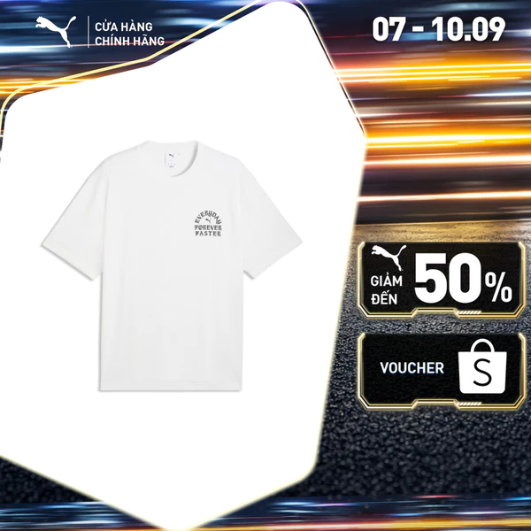 Áo Thun Thời Trang PUMA Nam NOW Tee White Màu Trắng