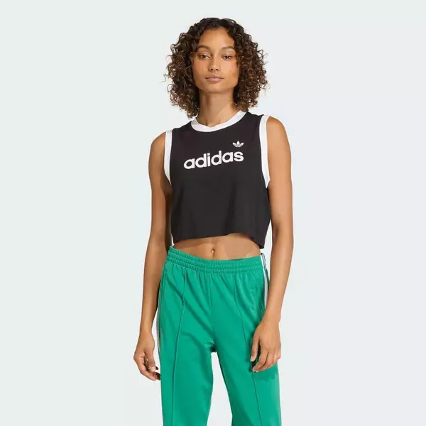 adidas Lifestyle LINEAR TANK Women Black KD7979