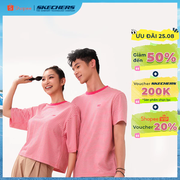 Áo Thun Tay Ngắn Unisex Skechers CNY Short Sleeve Tee - SL126U527-01JR