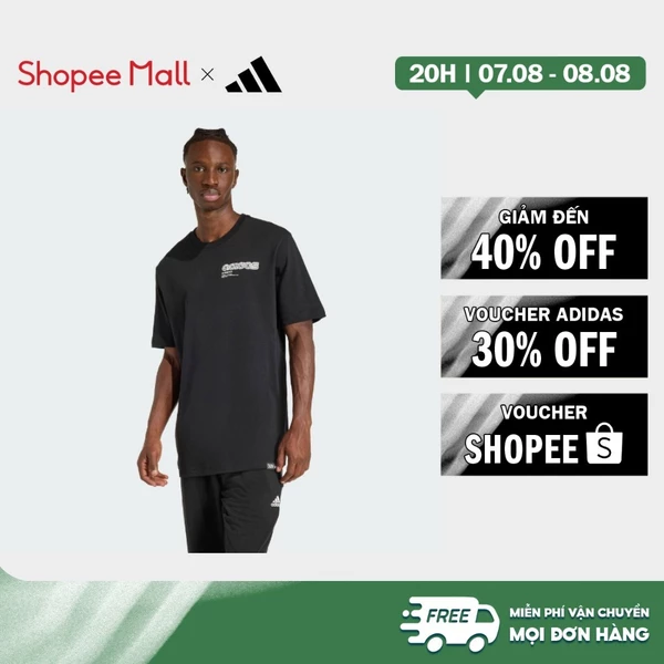 [Duy nhất 8.8 - VOUCHER 30%]adidas Phong cách sống ÁO THUN GRAPHIC MOTORSPORT BURNOUT Nam Đen JZ5053