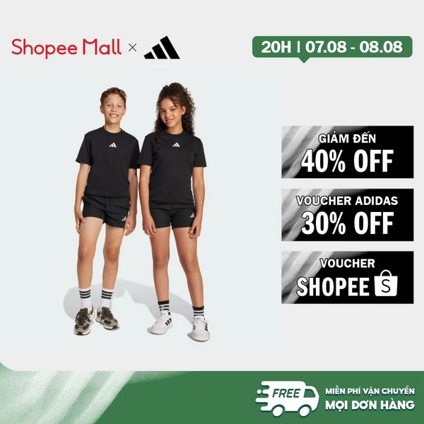 [Duy nhất 8.8 - VOUCHER 30%]adidas Phong cách sống Quần Short Climacool Essentials cho Trẻ Em Trẻ em Đen JC9770