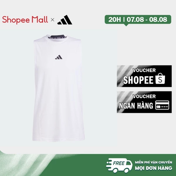 adidas Gym & Training Áo Tank Top Tập Luyện Designed for Training Nam trắng IS3795
