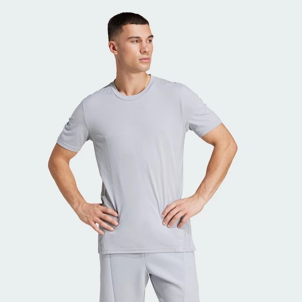 adidas Gym & Training Áo Thun 3 Gạch Designed 4 Training — Thiết Kế Chuyên Biệt Cho Luyện Tập Nam Xám JP0918
