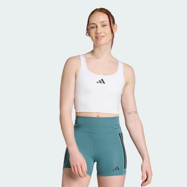 adidas Gym & Training Áo Bra Tank Nâng Đỡ Nhẹ Power Nữ trắng JZ6028