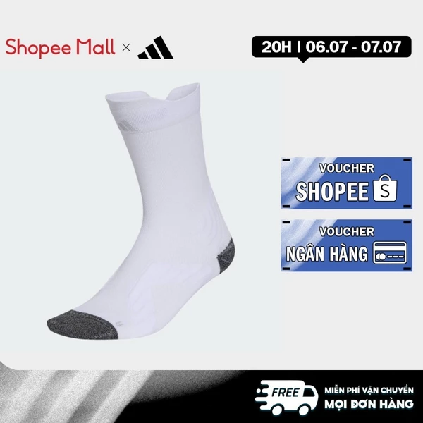 adidas Chạy TẤT CỔ CAO RUNNING COMFY Unisex trắng KR8970