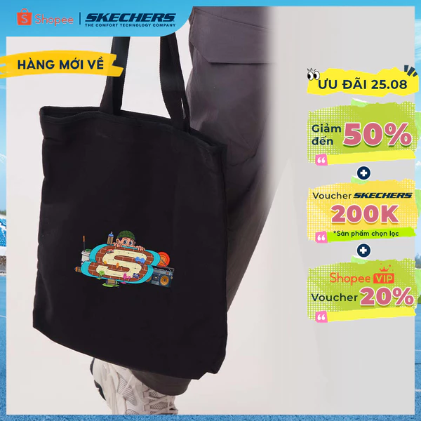 Túi Tote Unisex Skechers Skechers X Cloakwork Tote Bag - SL326U663-0018