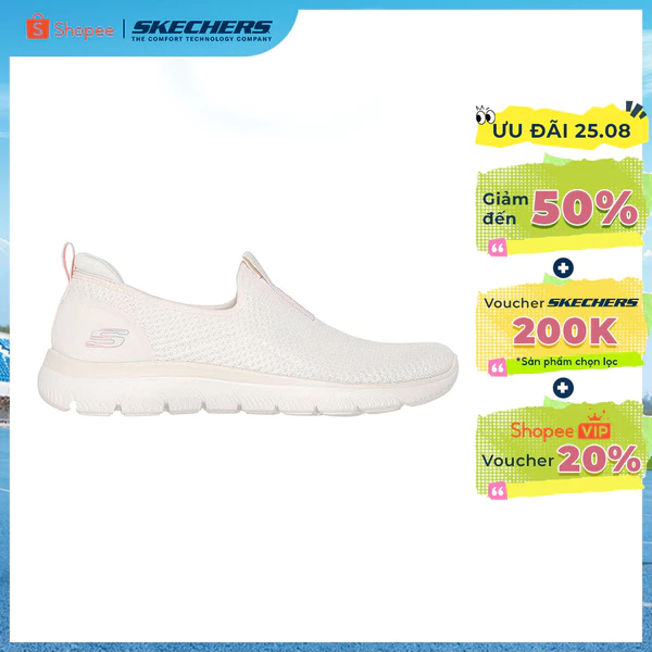 Giày Thể Thao Nữ Skechers Sport Summits Pure Serenity Thường Ngày - 150270-NAT Memory Foam