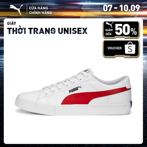 Giày thời trang PUMA Unisex Bari Canvas Màu Trắng
