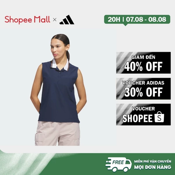 [Duy nhất 8.8 - VOUCHER 30%]adidas Đánh gôn Áo Polo Không Tay Twistknit Beyond The Course Nữ Màu xanh da trời KE3679