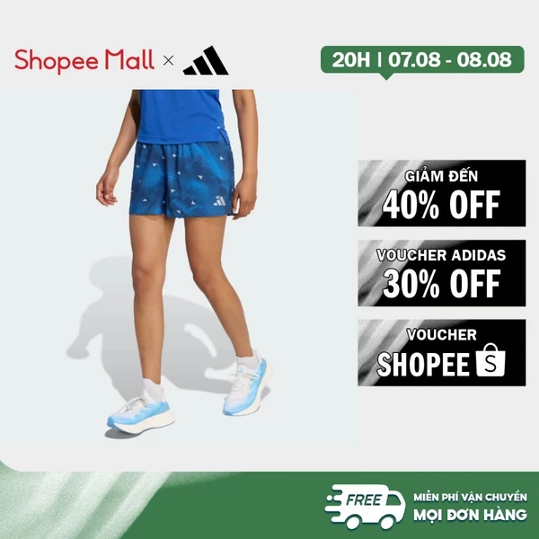 [Duy nhất 8.8 - VOUCHER 30%]adidas Chạy Quần Short Chạy Bộ adi365 Essentials Brand Love Nữ Màu xanh da trời KD3957