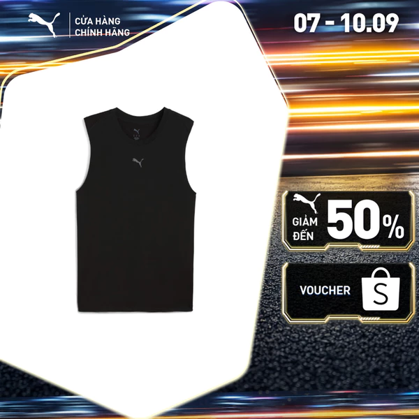 Áo Thun Tập Luyện PUMA Nam M CLOUDSPUN TANK Black Màu Đen