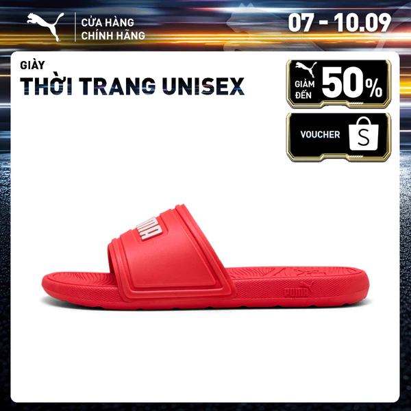 Dép Quai Ngang PUMA Unisex Cool Cat 2.0 Bliss Red-Warm White Màu Đỏ