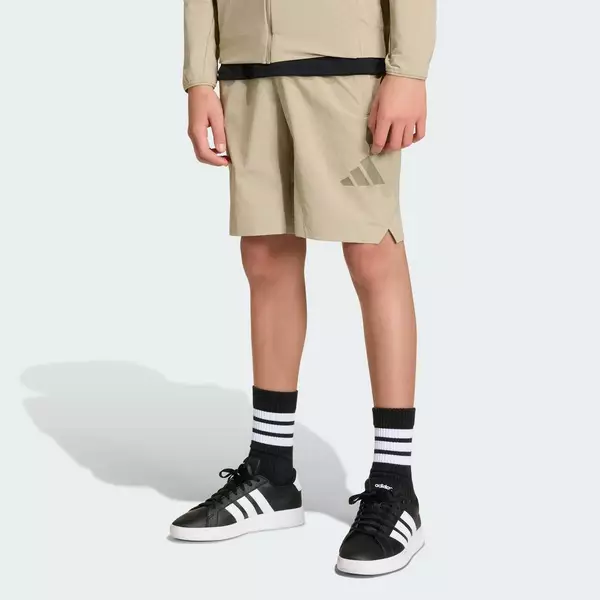 adidas Phong cách sống Z.N.E. QUẦN SHORT DU LỊCH DỆT Trẻ em nâu KC1959