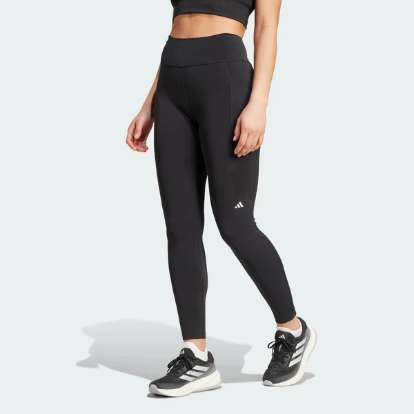 adidas Chạy Quần Legging Dáng Dài Own the Run Nữ Đen IS9906