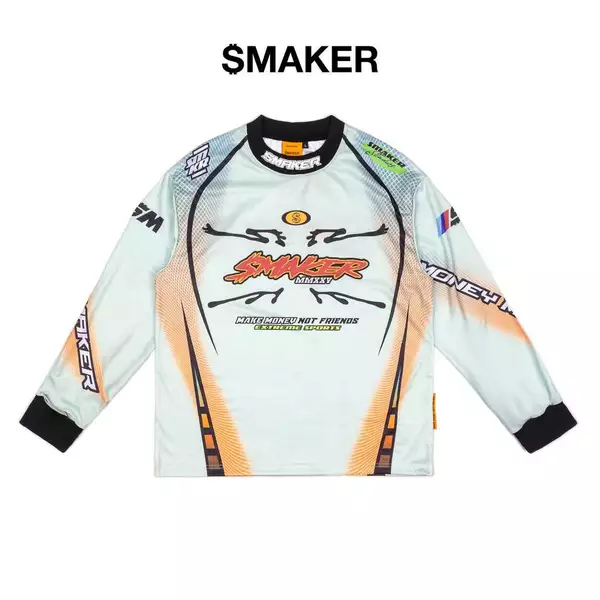 [SMAKER] Áo tay dài hoạ tiết đua xe - SMAKER RACING LONG SLEEVES
