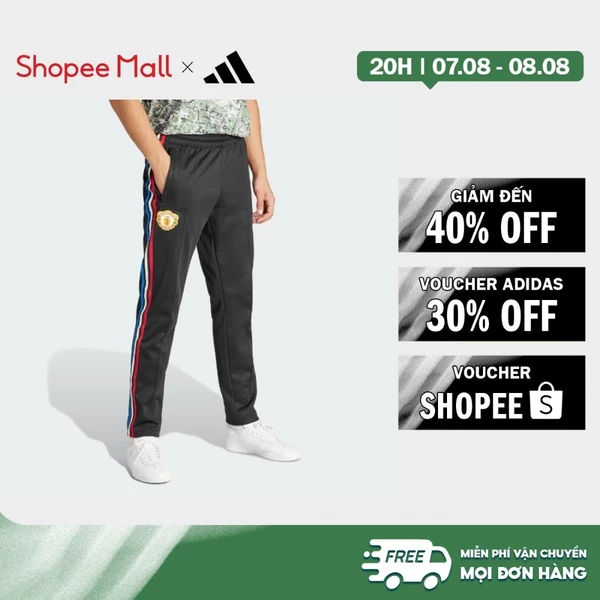 [Duy nhất 8.8 - VOUCHER 30%]adidas Bóng đá Quần Manchester United Stone Roses Originals Nam Đen IN6968