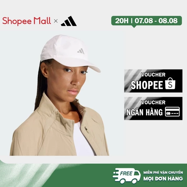adidas Chạy MŨ LƯỠI TRAI CHẠY BỘ 6 TẤM ESSENTIAL CLIMACOOL Unisex trắng JZ0507