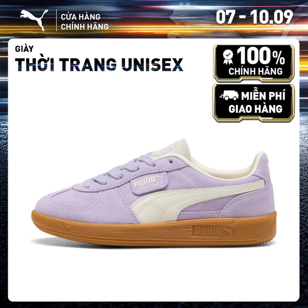 Giày Thời Trang PUMA Unisex Palermo Light Lavender-Warm White Màu Tím