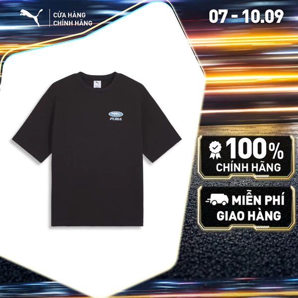 Áo Thun Thời Trang PUMA Nam Box Top Black Màu Đen