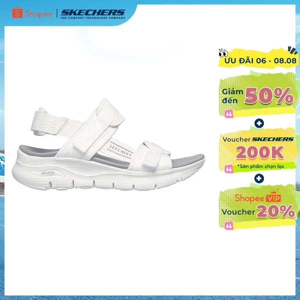 Xăng Đan/Dép Nữ Skechers Sport Comfort Arch Fit Wave Maker - 120091-WGY APMA Online Sale