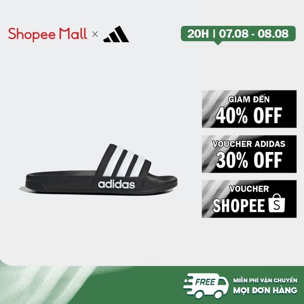 [Duy nhất 8.8 - VOUCHER 30%]adidas Swimming & Lifestyle Adilette Shower Slides Unisex Black GZ5922