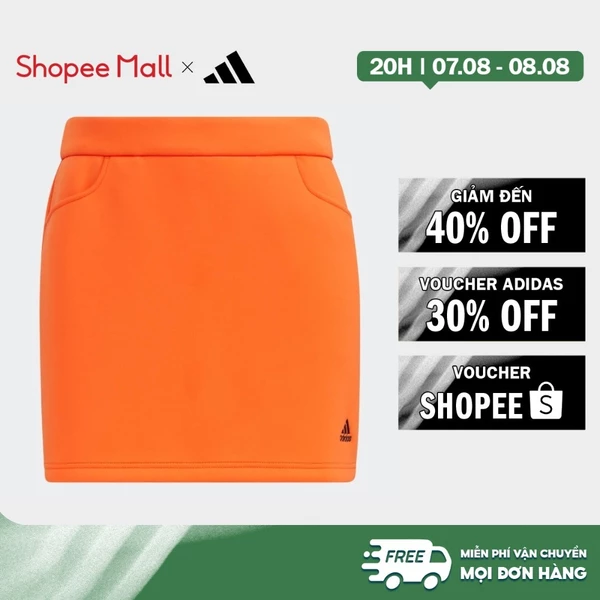 [Duy nhất 8.8 - VOUCHER 30%]adidas Đánh gôn Chân Váy 3-Bar Nữ trái cam HC3767