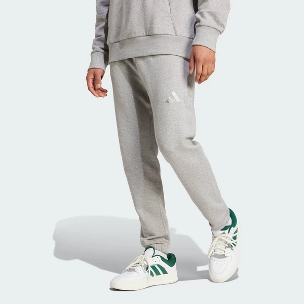 adidas Phong cách sống Quần Ống Côn Regular Vải Thun Da Cá ALL SZN Nam Xám IY6558