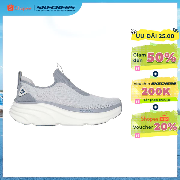 Giày Thể Thao Nam Skechers Sport D'Lux Vapor Hevell Thường Ngày - 233061-GYBL Air-Cooled Memory Foam