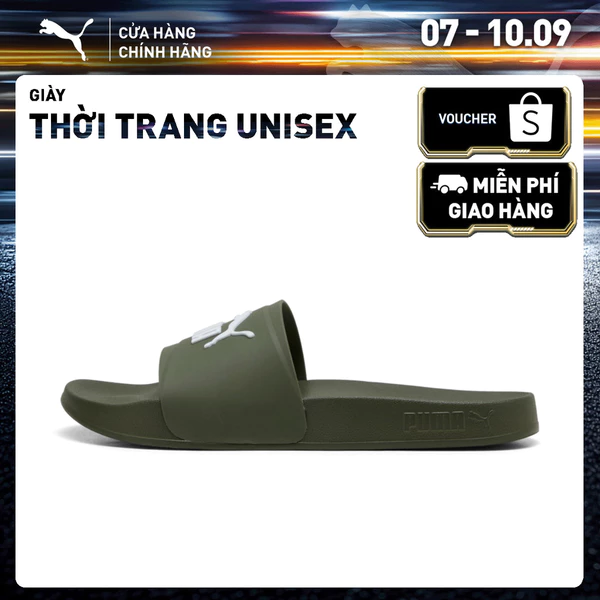 Dép Quai Ngang PUMA Unisex Leadcat 2.0 Flex Moss Veil-White Màu Xanh Lá