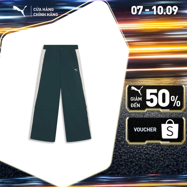 Quần Dài Thời Trang PUMA Nam PRIME RETRO T7 WV PANTS DTB Green Terrain Màu Xanh Lá