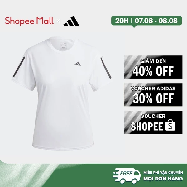 [Duy nhất 8.8 - VOUCHER 30%]adidas Running Own the Run Tee Women White IC5189