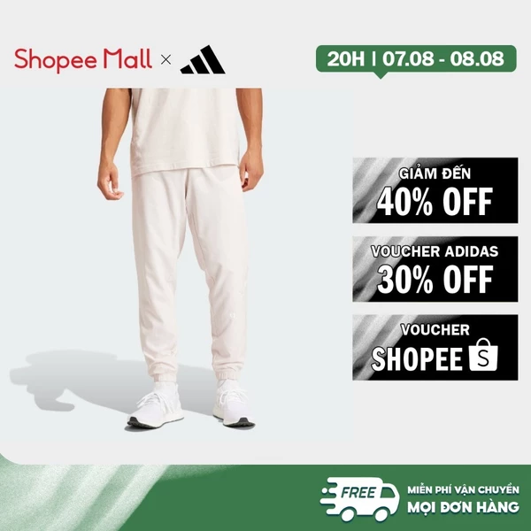 [Duy nhất 8.8 - VOUCHER 30%]adidas Phong cách sống Quần Vải Dệt Thêu Nổi Nam Hồng IL5668
