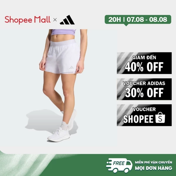 [Duy nhất 8.8 - VOUCHER 30%]adidas Chạy Quần Short adi365 Running Essentials 2trong1 Nữ Màu tím KF5295