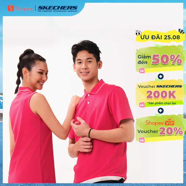 Short Sleeve Polo Nam Skechers CNY Short Sleeve Polo - SL126M526-00FA