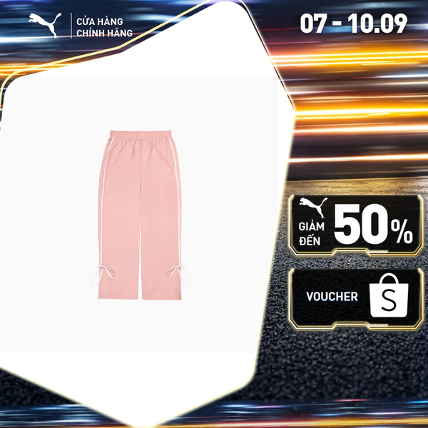 Quần Dài Thể Thao PUMA Nữ Sportstyle Prime MODERN DELIGHT Track Pants Rose Quartz Màu Hồng