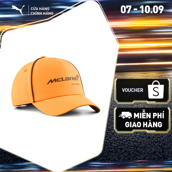 Nón Thời Trang PUMA Unisex McLAREN BB Cap Papaya Màu Cam