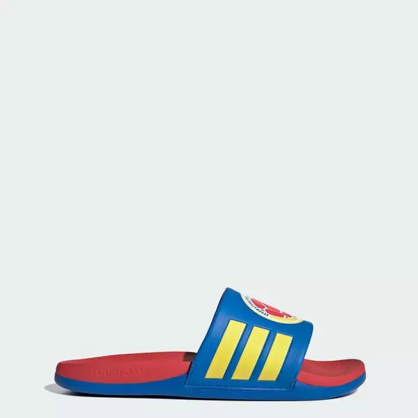 adidas Phong cách sống Dép Adilette Comfort 2.0 Colombia Unisex Màu xanh da trời HQ7421