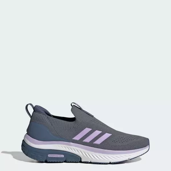 adidas Phong cách sống Giày Cloudfoam Walk Lounger Nữ Xám JS1212